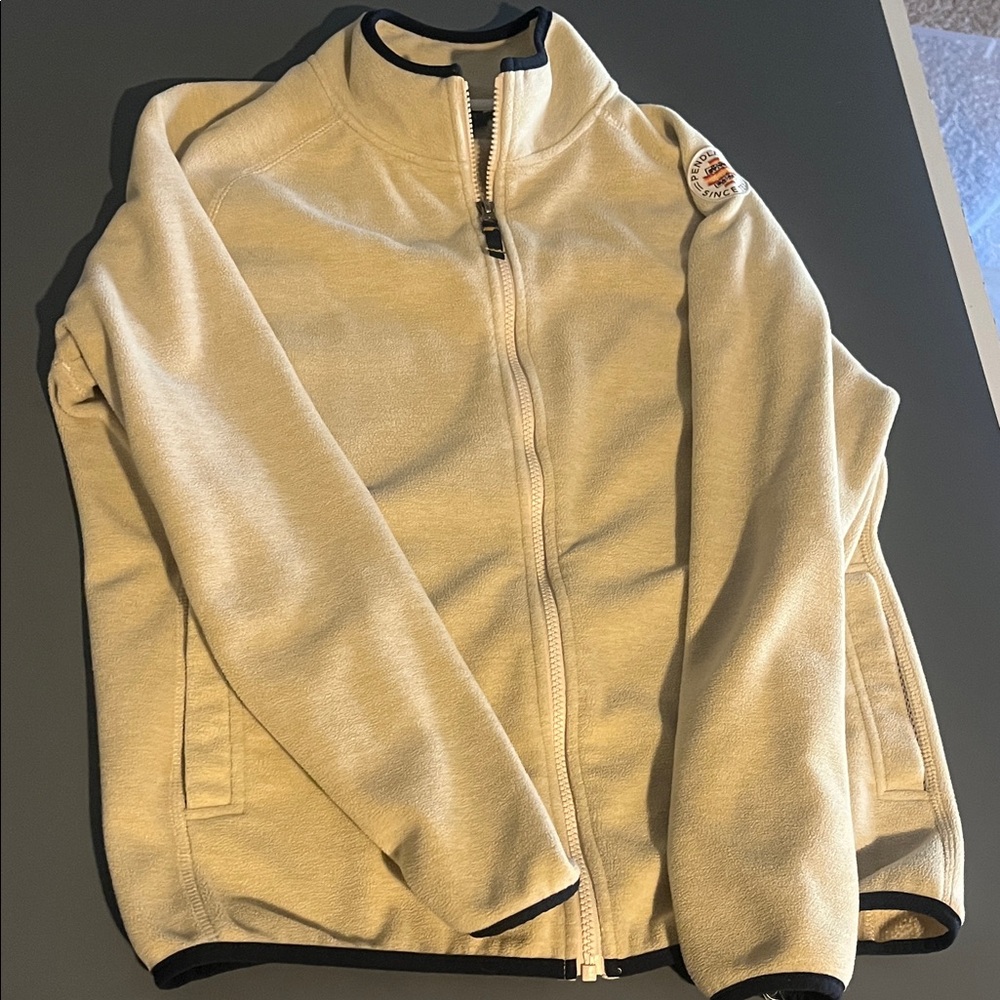 Pendleton Cream Full-Zip Jacket